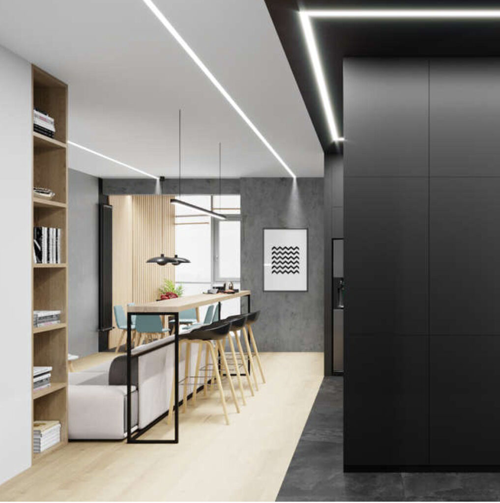 LD9820: Recessed Linear Light Profile