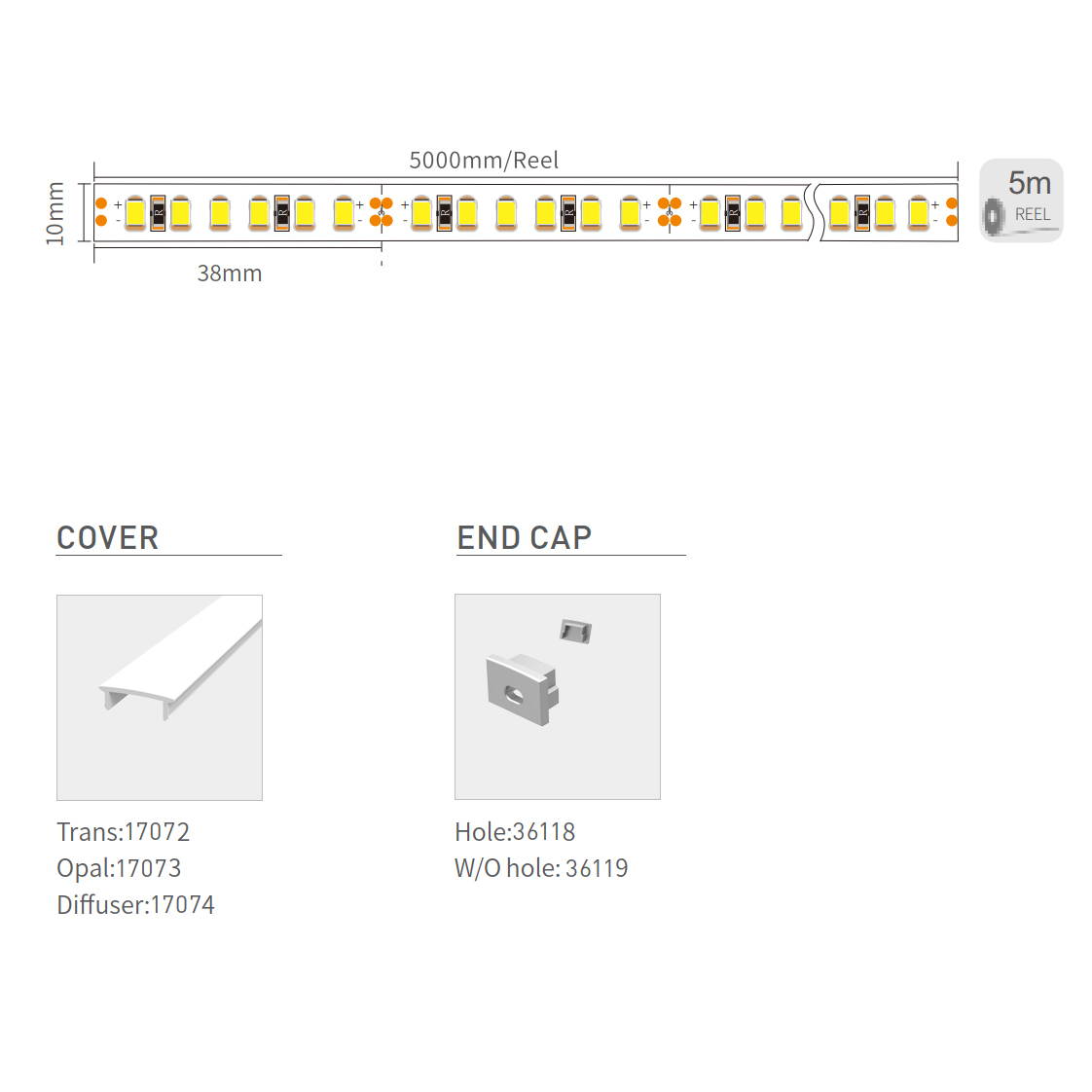 LD3611: Linear Recessed LED Profile