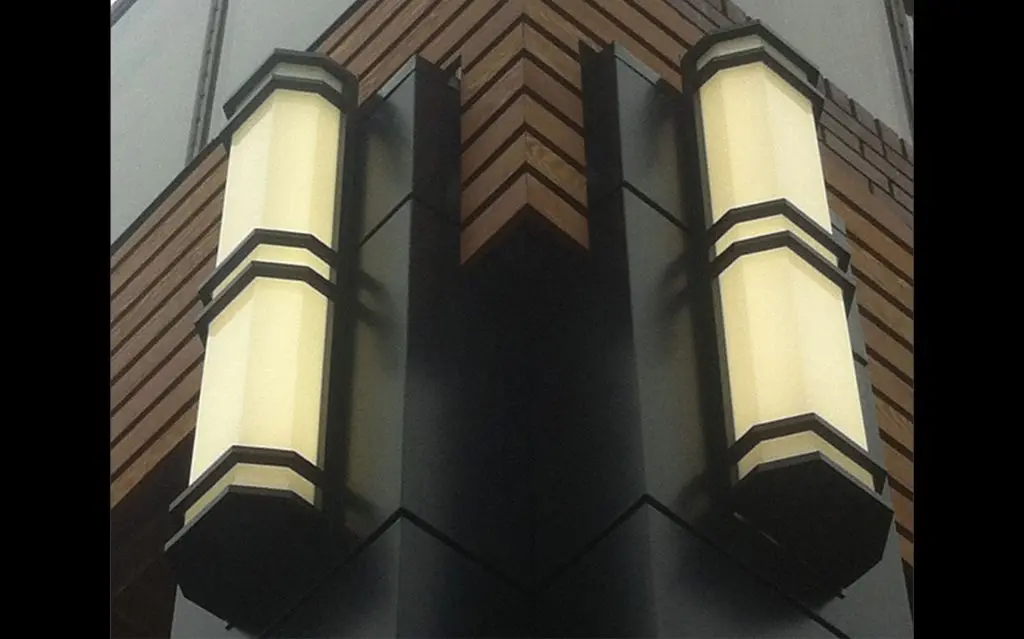 4" Octagon Wall Scones, Lululemon HQ, Vancouver, BC