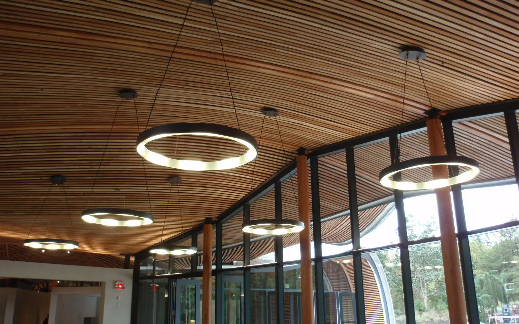 Suspended LED Glow Ring, VanDusen Botanical Garden, Vancouver, BC