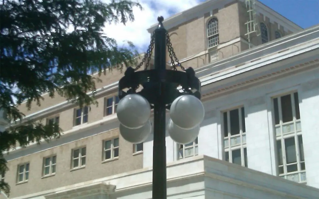 Replica of 1920's streetlight, Denver, Colorado