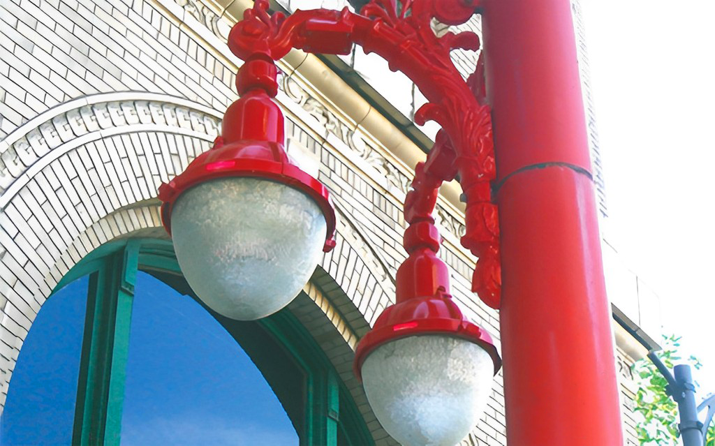 Red Dragon inspired LED Street light - China Town