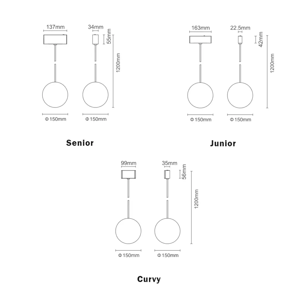 Pendant-global-Dimensions