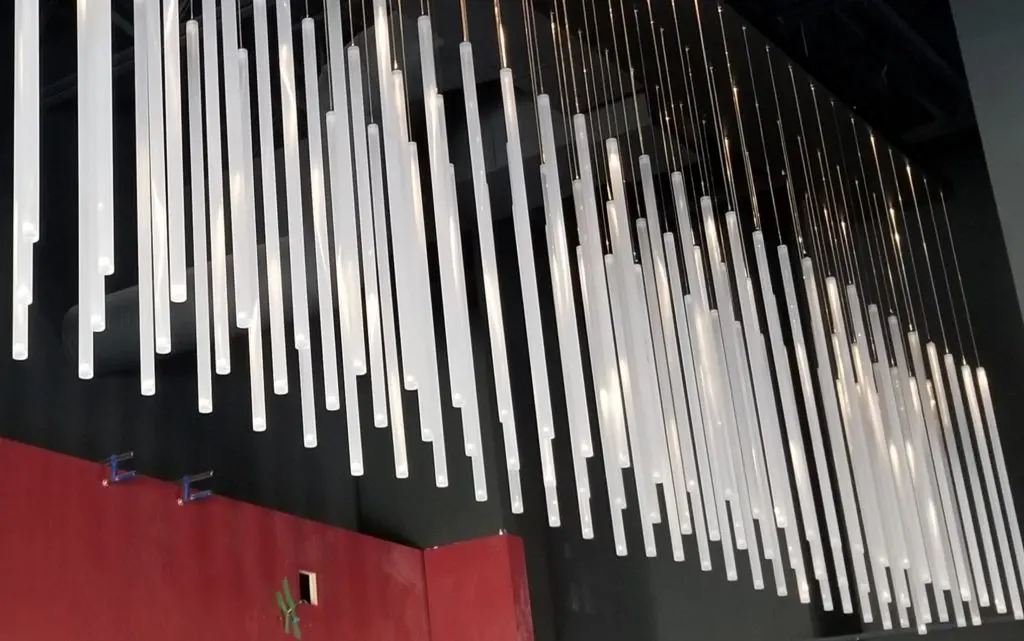 24ft Crystal Rod Chandelier, Vancouver, BC