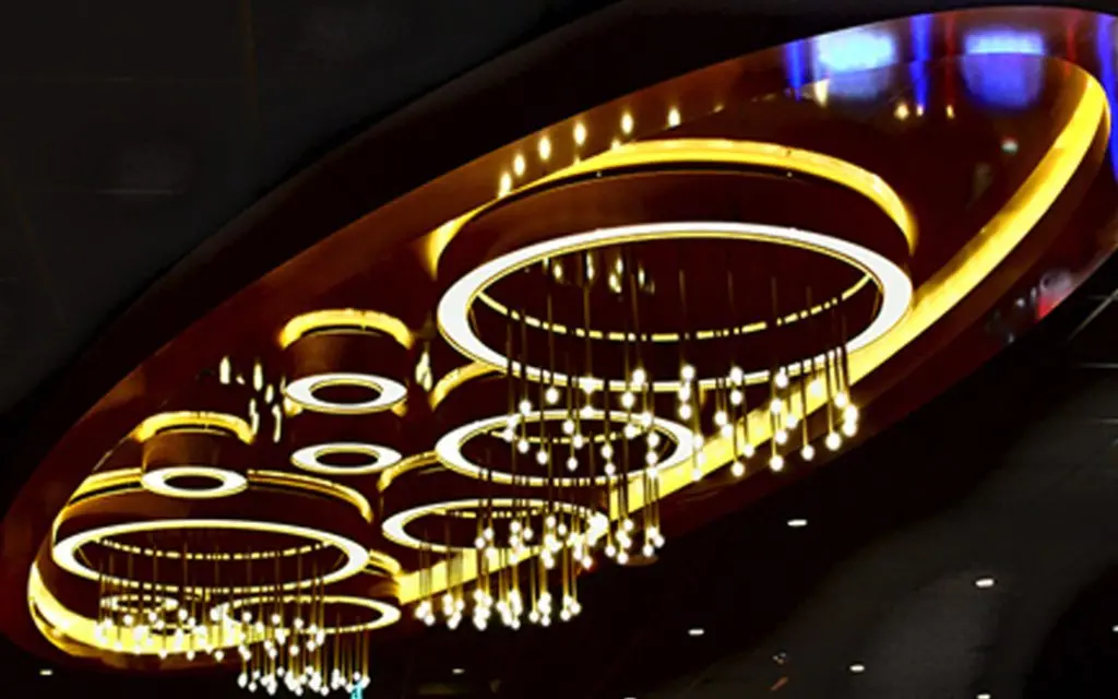 Multi-Shape Chandeliers - Starlight Casino, West Edmonton Mall