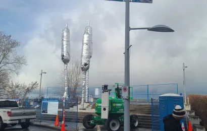 Custom Public Artwork Lighting, Typha, Vancouver, BC