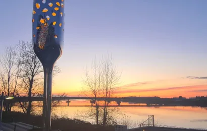 Custom Public Artwork Lighting, Typha, Vancouver, BC