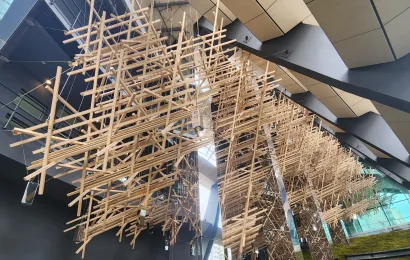 Kigumi Custom Up/Down Light, Alberni Tower, Vancouver, BC