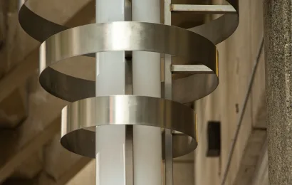 Stainless Steel Sconces - Harbour Center, SFU Downtown Campus