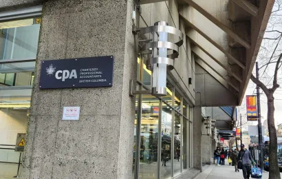 Stainless Steel Sconces - Harbour Center, SFU Downtown Campus