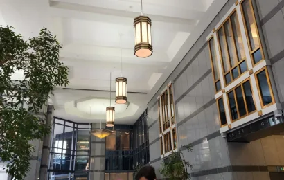 LED Lanterns Terasen, Lobby of Fortis, Vancouver, BC