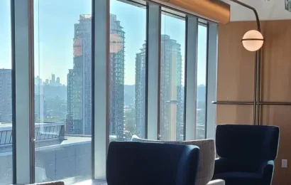 Custom Globe Wall Light, Amazon Office, Vancouver, BC