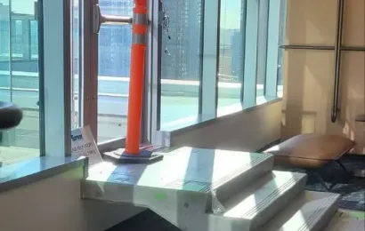 Custom Globe Wall Light, Amazon Office, Vancouver, BC