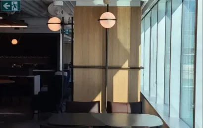 Custom Globe Wall Light, Amazon Office, Vancouver, BC