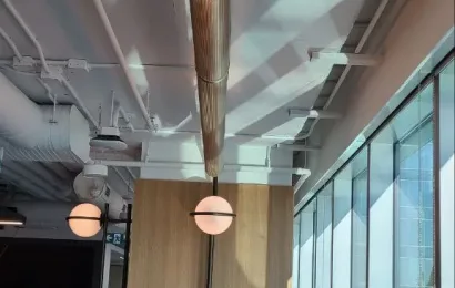 Custom Globe Wall Light, Amazon Office, Vancouver, BC