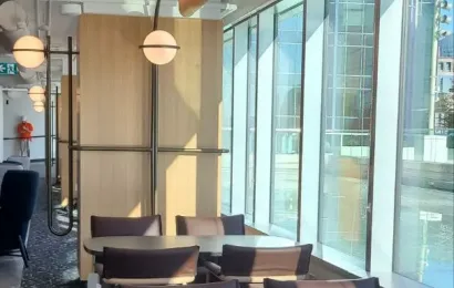 Custom Globe Wall Light, Amazon Office, Vancouver, BC